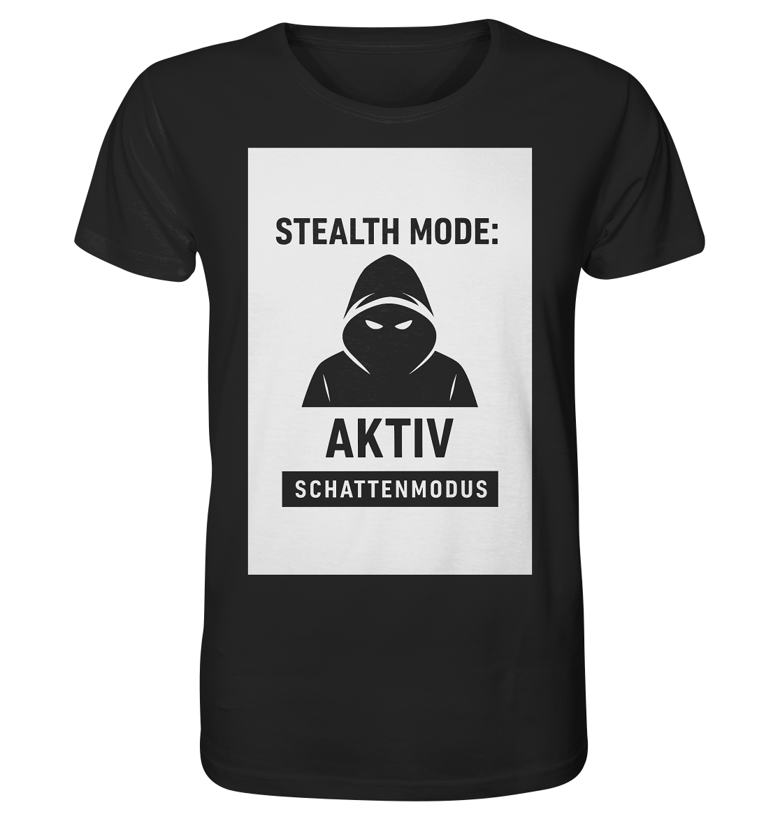 STEALTH MODE: AKTIV - Black Organic Shirt